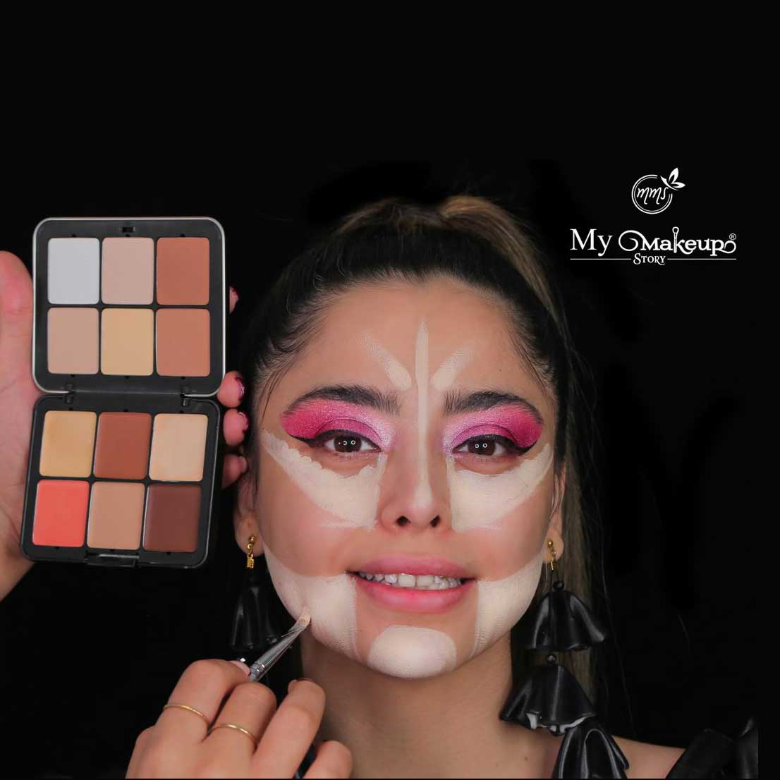 پالت کانتور مای میکاپ استوری My Makeup Story Contour Powder Palette