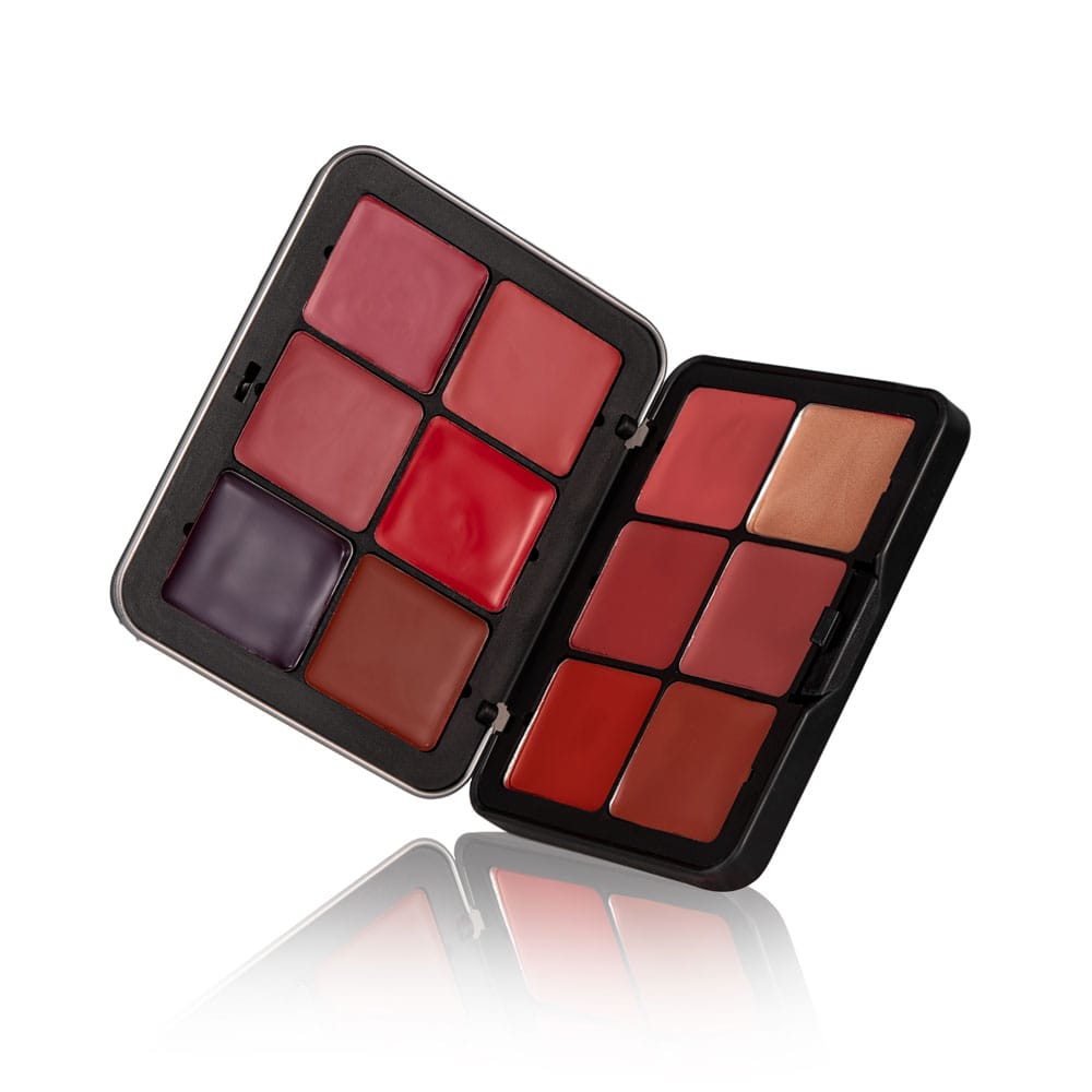 پالت رژلب ۱۲ رنگ مای میکاپ استوری My Makeup Story Lipstick Palette LIP & BLUSHER HIGHLIGHTER CREAM PALETTE